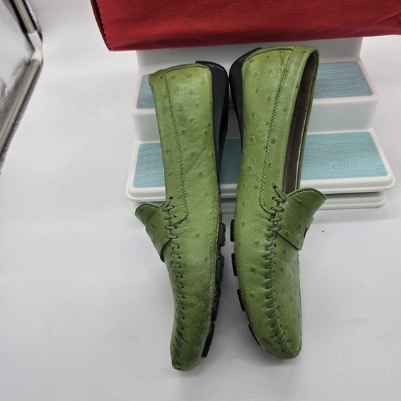 Robert Zur Petra True Glove Loafer Driving Moccasin 8.5 aaaa 4a  Kiwi - Picture 10 of 11